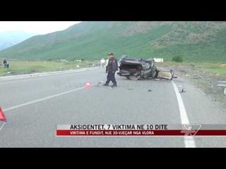 Aksidentet, 7 viktima në 10 ditë - News, Lajme - Vizion Plus