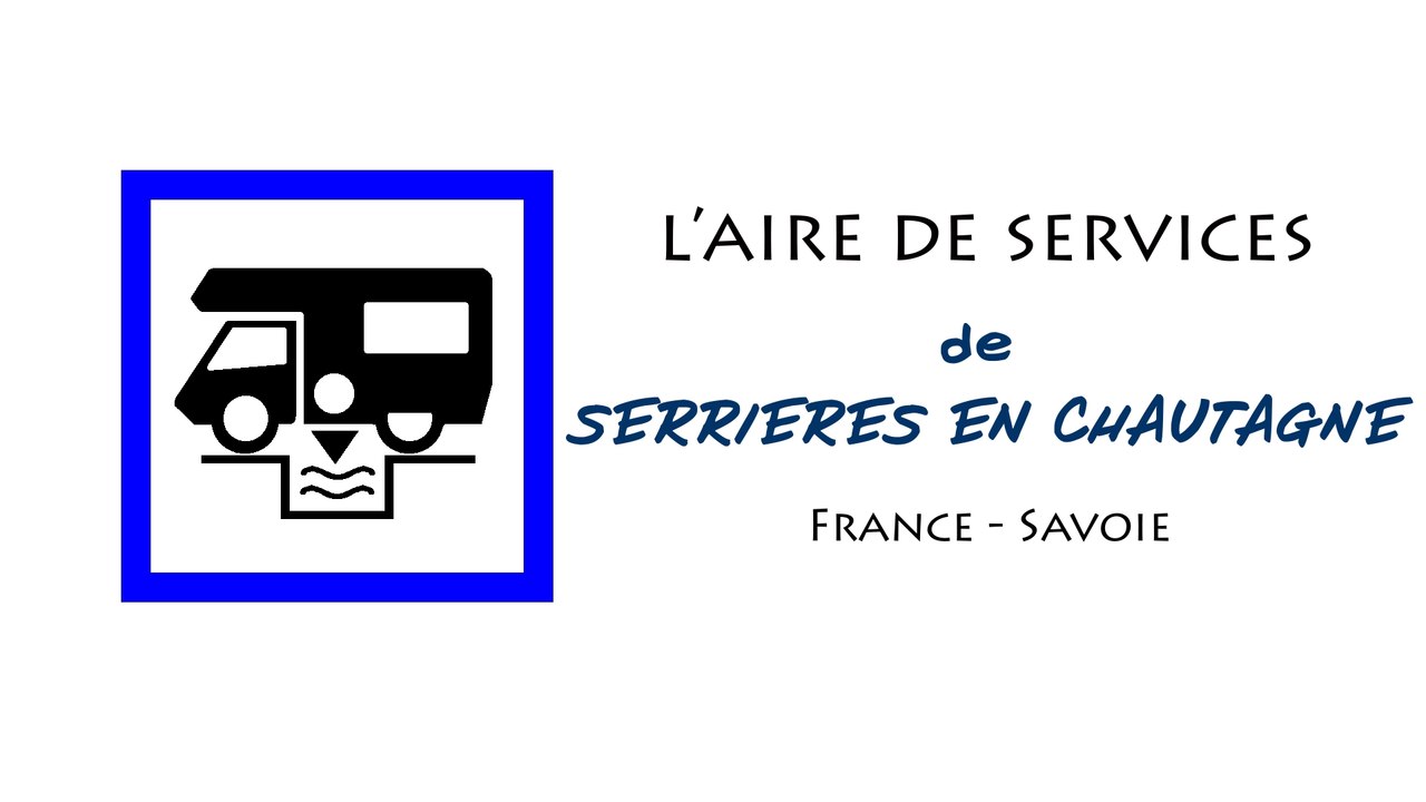 Aire de services pour camping-cars de Serrières-en-Chautagne en Savoie (France)
