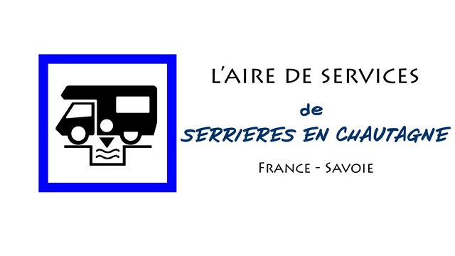 Aire de services pour camping-cars de Serrières-en-Chautagne en Savoie (France)
