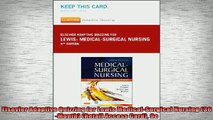 READ book  Elsevier Adaptive Quizzing for Lewis MedicalSurgical Nursing 36Month Retail Access Full EBook