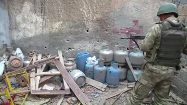 Nusaybin'de Teröristlerin Patlayıcı İmalathanesi İmha Edildi