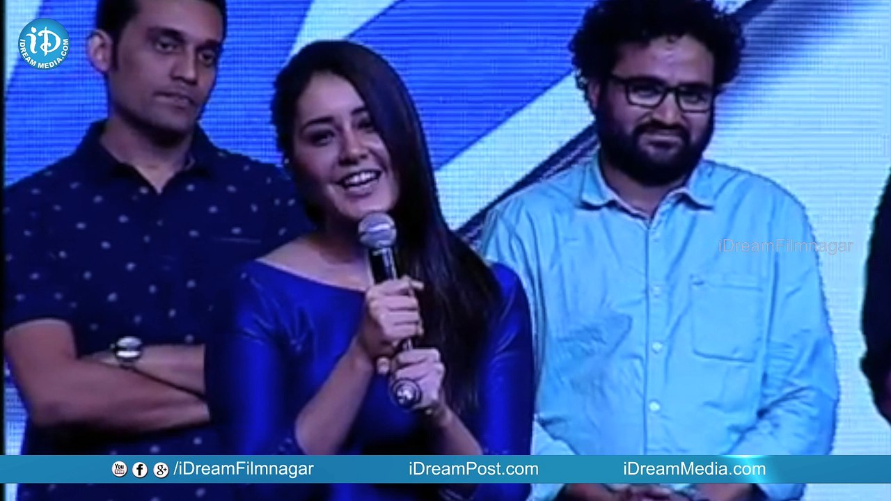 Raashi Khanna Speech At Okka Ammayi Thappa Audio Launch - Sundeep Kishan || Nithya Menen