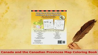 Download  Canada and the Canadian Provinces Map Coloring Book PDF Free