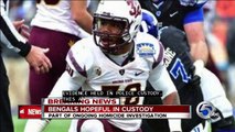 Local athlete and Bengals hopeful jailed in connection with homicide investigation