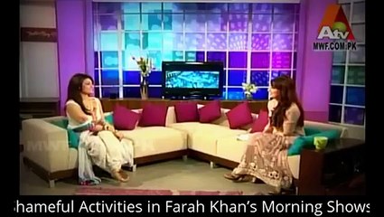 Shameful Activities in Farah Khan’s Morning Shows