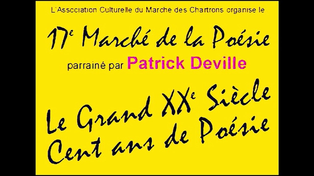 Henri Dominguez et l'Affinity Trio - Poèmes chantès du XXème siècle - 1ère partie - Marché de la poésie 2016