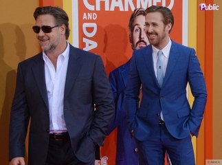 Ryan Gosling et Russel Crowe : Duo de choc et de charme à l’avant-première de “The Nice Guys”
