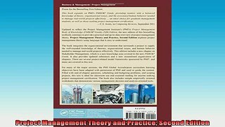 READ book  Project Management Theory and Practice Second Edition Free Online