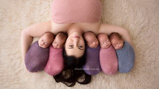 An Australian woman who gave birth to quintuplets incredible fact!!