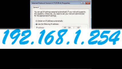 192.168.l.254 - 192.168.1.254 Default IP Address