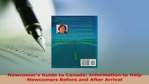 Download  Newcomers Guide to Canada Information to Help Newcomers Before and After Arrival Ebook Free