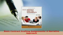 Download  Basic Contract Drafting Assignments A Narrative Approach Free Books