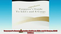 Free PDF Downlaod  Taxpayers Comprehensive Guide to LLCs and S Corps 2015 Edition  DOWNLOAD ONLINE