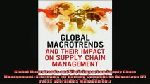 Downlaod Full PDF Free  Global Macrotrends and Their Impact on Supply Chain Management Strategies for Gaining Free Online