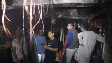 خسائر مادية ضخمة بحريق يندلع وسط القاهرة