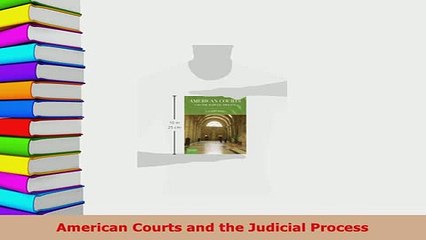 PDF  American Courts and the Judicial Process  EBook