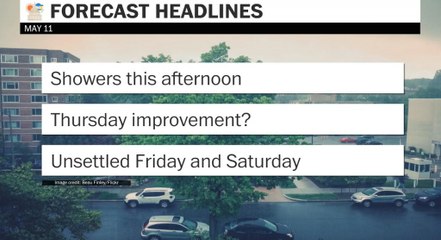 Showers this afternoon