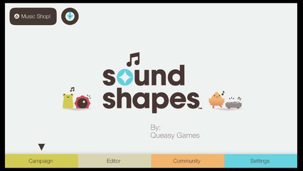 Sound Shapes Main Menu Soundtrack