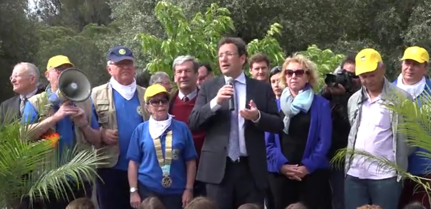 Inauguration des travaux de renforcement des berges du Pansard (mai 2016)
