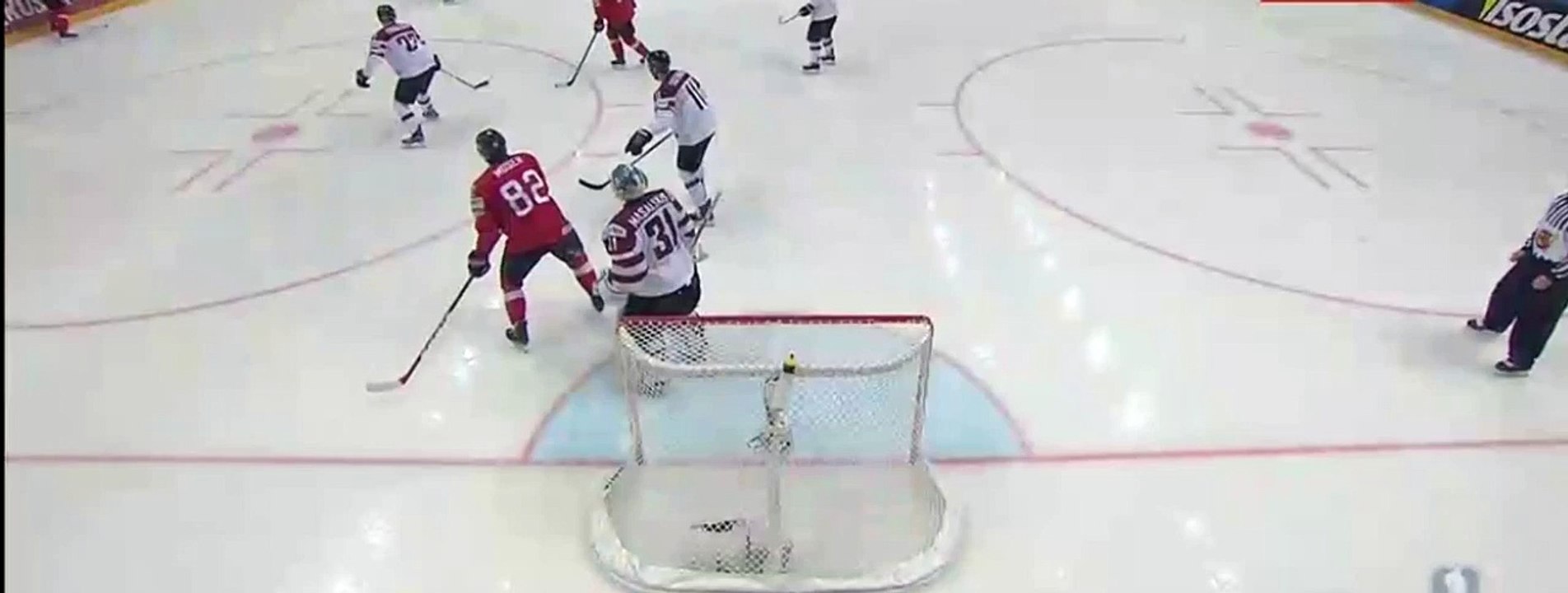 HOCKEY SWITZERLAND 1-0 LATVIA GOAL NIEDERREITER ХОККЕЙ 2016 ШВЕЙЦАРИЯ 1-0 ЛАТВИЯ ГОЛ НИДЕРРАЙТЕР