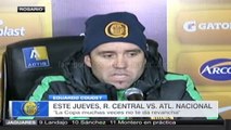 'Chacho' Coudet y sus palabras en la previa entre Rosario Central y Nacional · Copa Libertadores 2016 (cuartos, ida)
