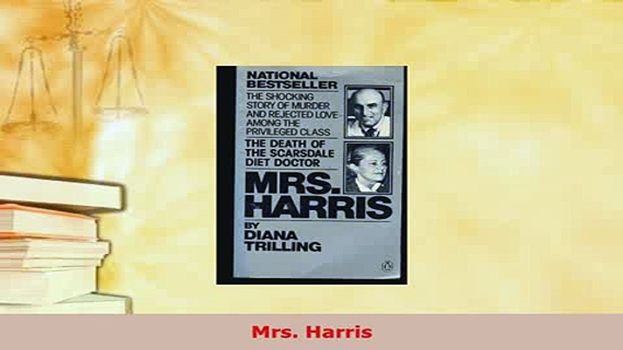 PDF  Mrs Harris  EBook