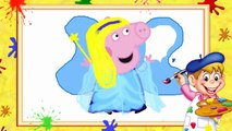 Peppa Pig Español Peppa Pig English Disfraces Coloring Song For Kids