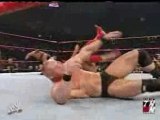 WWE - Brock Lesnar hits the F5 on Ric Flair