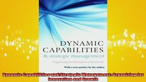 Downlaod Full PDF Free  Dynamic Capabilities and Strategic Management Organizing for Innovation and Growth Full Free