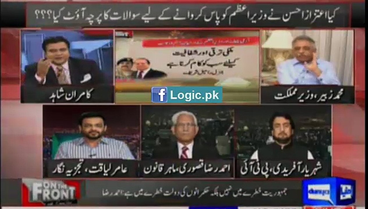 Muhammad Zubair Under Heavy Chitrol Of Anchor Kamran Shahid Over Army
