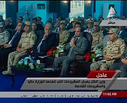 بالفيديو.. وزير النقل يستعرض مشروعات الوزارة خلال افتتاح مشروعات مدينة بدر