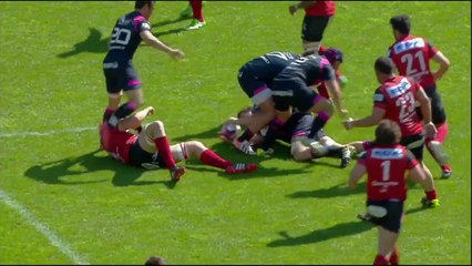 Stade francais lock shows his skills