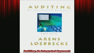 READ book  Auditing An Integrated Approach  FREE BOOOK ONLINE