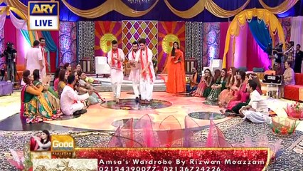 'Shakar Wandaan Re' Faysal Qureshi rocks in  'Good Morning Pakistan' stage