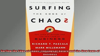 READ book  Surfing the Edge of Chaos The Laws of Nature and the New Laws of Business Full Free