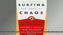 READ book  Surfing the Edge of Chaos The Laws of Nature and the New Laws of Business Full Free