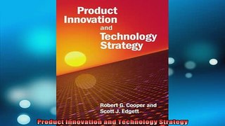 FREE EBOOK ONLINE  Product Innovation and Technology Strategy Free Online