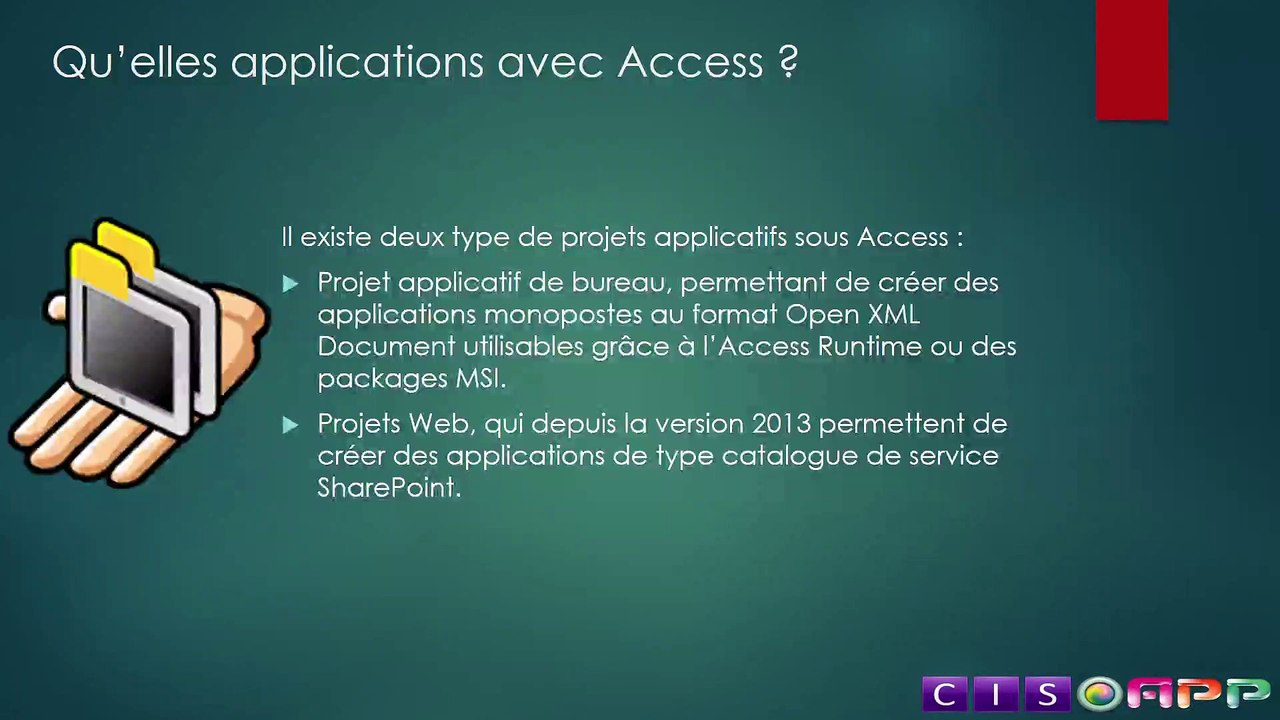 Présentation Rapide d'Access