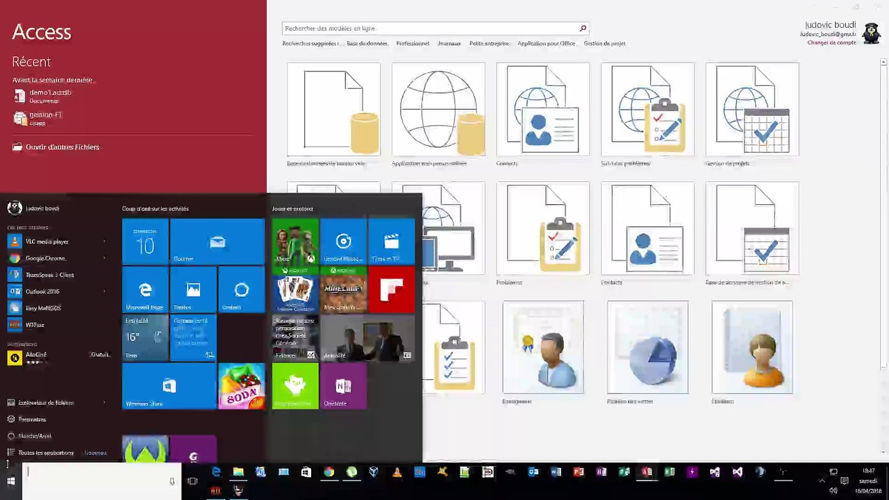 Access : Conception d'applications Web SharePoint partie 1