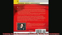 READ book  Training Needs Assessment Methods Tools and Techniques Free Online