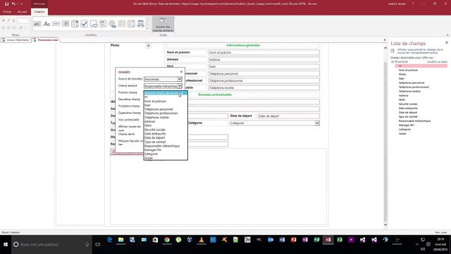 Access : Conception d'applications Web SharePoint partie 2