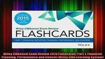 READ book  Wiley CMAexcel Exam Review 2015 Flashcards Part 1 Financial Planning Performance and  FREE BOOOK ONLINE