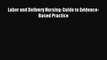 [PDF] Labor and Delivery Nursing: Guide to Evidence-Based Practice [Download] Full Ebook