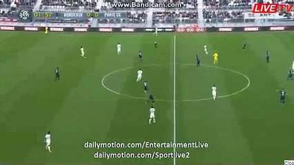 Zlatan Ibrahimovic GOAAAL - Bordeaux 0-1 PSG  11-05-2016