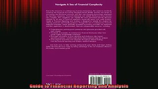 READ book  Guide to Financial Reporting and Analysis  BOOK ONLINE