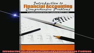 FREE DOWNLOAD  Introduction to Financial Accounting Comprehensive Problems  FREE BOOOK ONLINE