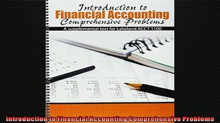 FREE PDF  Introduction to Financial Accounting Comprehensive Problems  FREE BOOOK ONLINE