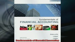 FREE DOWNLOAD  Fundamentals of Financial Accounting  BOOK ONLINE