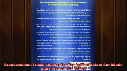 READ FREE Ebooks  Brandwashed Tricks Companies Use to Manipulate Our Minds and Persuade Us to Buy Full EBook