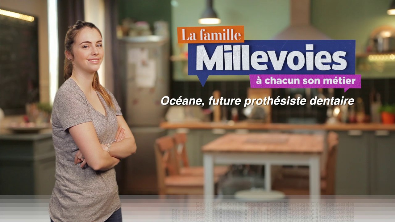 La Famille Millevoies, à chacun son métier : Océane future prothésiste dentaire